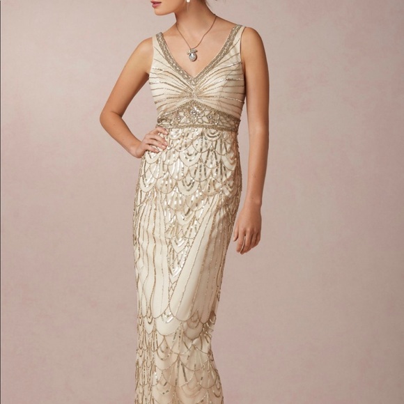 Sue Wong Dresses & Skirts - Sue Wong Champagne Maxine Gown NEW! Size 2